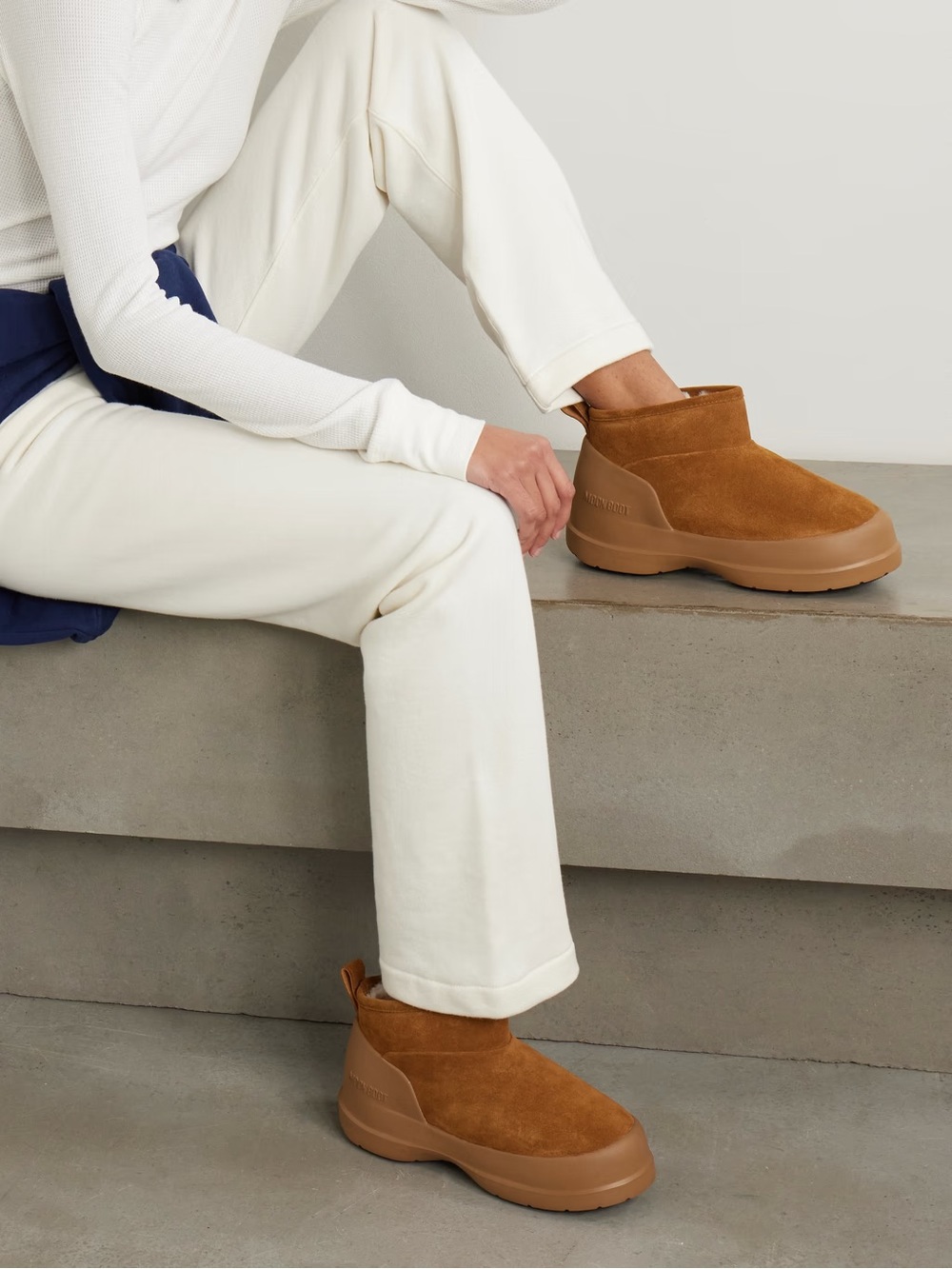 NWT MOON BOOT LUNA LOW SUEDE BOOTS